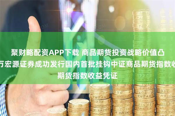 聚财略配资APP下载 商品期货投资战略价值凸显：申万宏源证券成功发行国内首批挂钩中证商品期货指数收益凭证